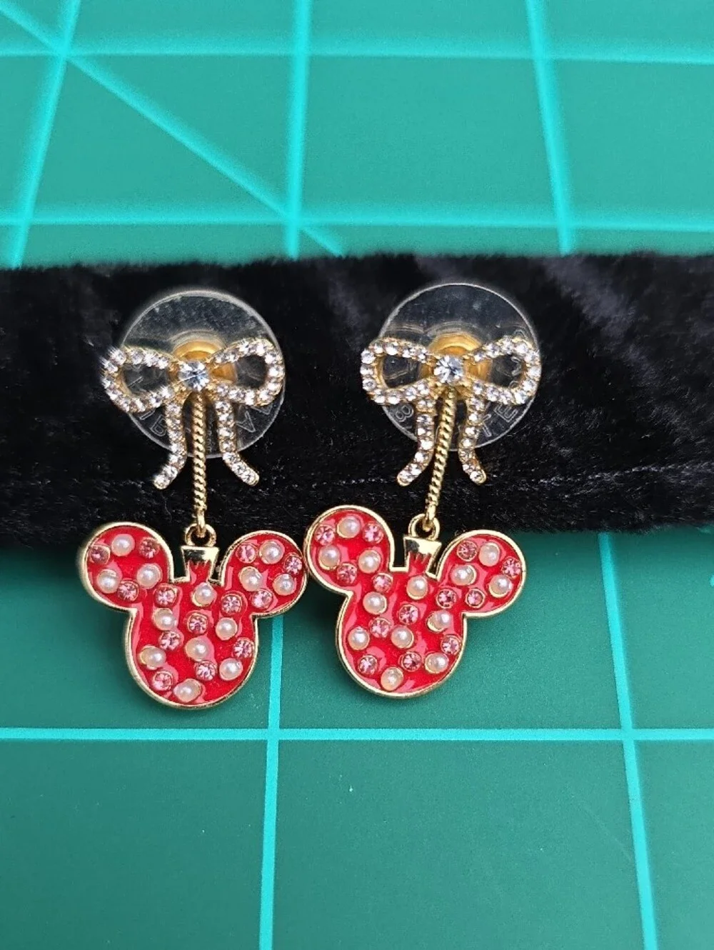 Disney Baublebar Mickey Minnie  Bracelet and Earrings Set